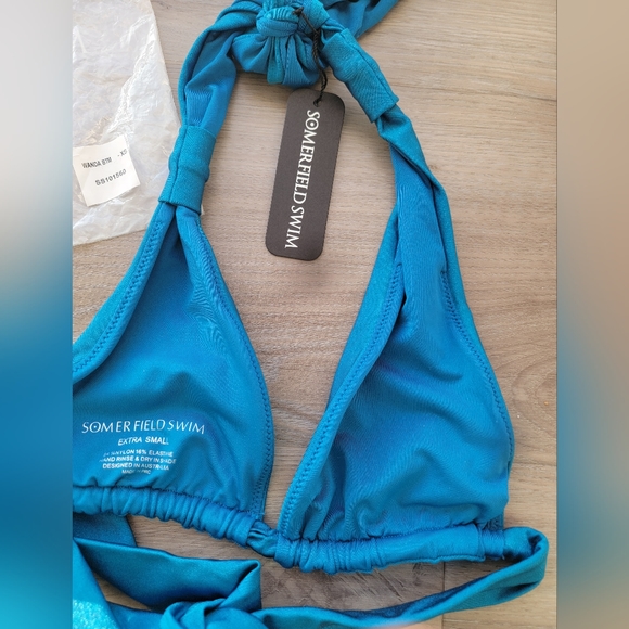 XS Somerfield Bikini set – metallic blue [brand new] - Picture 10 of 13